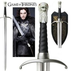 game of thrones long claw king jon snow's sword. game of thrones replica sword