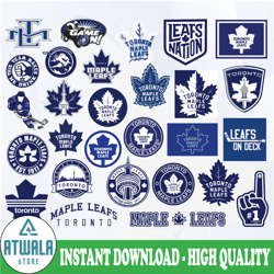 toronto maple leafs bundle svg, maple leafs svg, nhl svg, hockey cricut, download   cut file, clipart