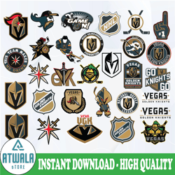 vegas golden knights bundle svg, golden knights svg, nhl svg, nhl svg, hockey cricut, hockey logo svg, nhl