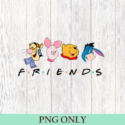 retro winnie the pooh friends png, winnie the pooh theme disney family png, winnie the pooh gifts, family png, pooh png