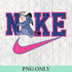 eeyore winner the pooh png, eeyore png, just do it eeyore png, eeyore sport nike png, disney nike, nike matching png