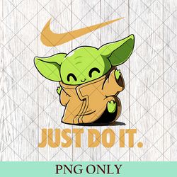 nike baby yoda png, disney star wars nike png, just do it baby yoda png, yoda sport nike, disney nike, nike matching