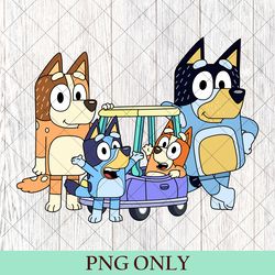 vintage bluey family matching png, bluey birthday party png, bluey and bingo png, personalized bluey png, bluey mom dad