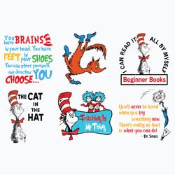 dr seuss svg bundle, funny dr seuss quote svg, dr seuss svg, thing svg, cute cat svg, teacher svg, svg file for cricut d