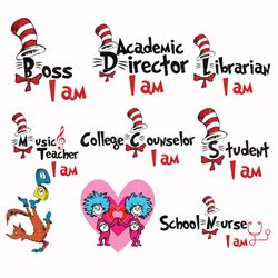 dr seuss svg bundle, funny dr seuss quote svg, dr seuss svg, thing svg, cute cat svg, teacher svg, svg file for cricut d