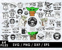 baby yoda svg files, baby yoda svg cut files, baby yoda png, baby yoda cricut files, baby yoda layered baby yoda clipart