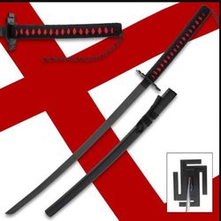 bleach kurosaki ichigo tensa zangetsu bonkai japanese samurai katana black sword