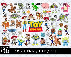 toy story svg files, toy story svg cut files, toy story png, toy story cricut files, toy story layered toy story clipart