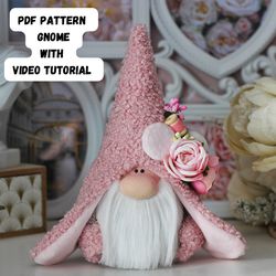 nordic gnome sewing pattern. nisse. tomte. pdf pattern