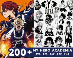 my hero academia svg files, my hero academia svg cut files hero academia png, cricut files hero academia layered images