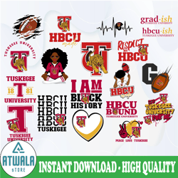 tuskegee university svg, hbcu teams svg, hbcu football svg