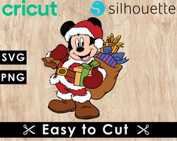 mickey mouse christmas svg files, mickey mouse svg files, mickey png images, svg cut files for cricut, clipart bundle