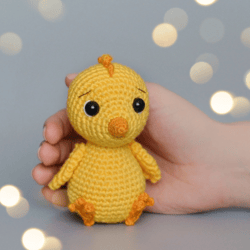 chicken crochet pattern, amigurumi chicken tutorial, diy mini toy easter chicken, stuffed chicken farm animal