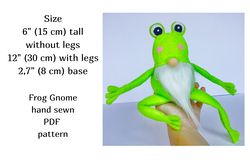 frog gnome pattern pdf