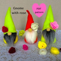 gnome with rose pattern pdf