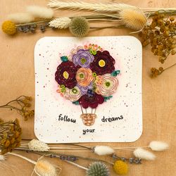 greeting card - follow your dreams