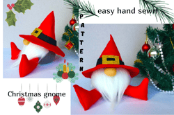 christmas santa gnome pattern pdf
