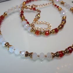 necklace and bracelet " queen"