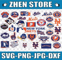 new york mets svg, baseball clipart, cricut ny mets svg, cutting files, mlb  svg, instant download