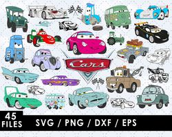 cars svg files, cars png files, vector png images, svg cut file for cricut, clipart bundle pack
