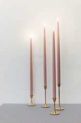 color beeswax candles - taper 460mm set - taper tall organic candles christmas birthday dinner wedding special occasion