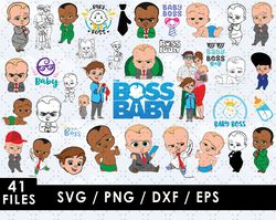 the boss baby svg files, the boss baby png file, vector png images, svg cut file for cricut, clipart bundle pack