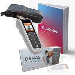 electrostimulator neurodens-pcm (denas-pcm 7) with hard copy en manual, book and soft case