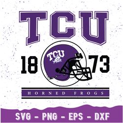 retro texas christian 1873 crewneck svg, football texas christian svg, texas christian fan crewneck svg,tcu svg