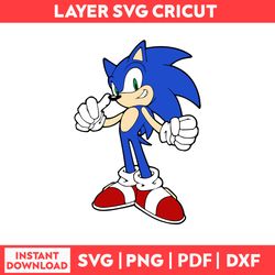 movie sonic the hedgehog he hedgehog sonic cliparts svg, png, pdf, dxf digital file