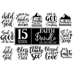 faith svg bundle, christian svg bundle