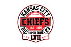 kansas city chiefs 2023 super bowl lvii svg graphic designs files