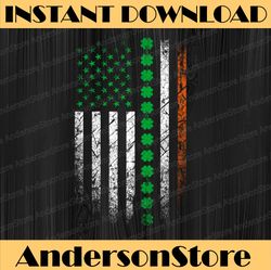 st. patrick's day irish american flag ireland shamrock png sublimation designs