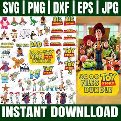 bundle 3000 files toy story svg, toy story svg, toy story clipart, woody svg, forky svg, toy story cut file