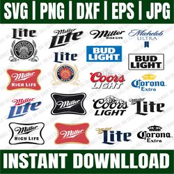 bundle 18 files beer logo svg, beer bundle svg, beer bundle, beer brands svg, beer logos svg, logo svg, fashion brand