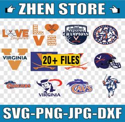 virginia cavaliers football svg files, cricut, silhouette studio, digital cut files, cricut, football svg, ncaa