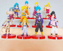 set of 12 pcs collection toy dragon ball z super saiyan son goku vetega gotenks usa stock