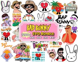 bad bunny 1200 svg, un verano sin ti sad heart svg, png, bad bunny svg, eps, dxf, png