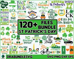 120 st patricks day svg , saint patricks day svg , irish svg , shamrock svg , lucky svg , st patricks day cut file , quo