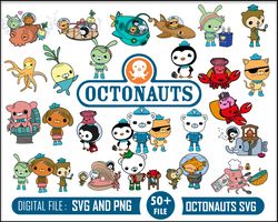 octonauts, octonauts svg, octonauts clipart octonauts cut file, octonauts birthday