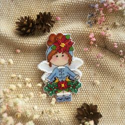 fairy cross stitch pattern winter cross stitch pattern little girl cross stitch pattern cute cross stitch pattern pdf