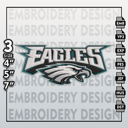 philadelphia eagles embroidery files, nfl logo embroidery designs, nfl eagles, nfl machine embroidery designs