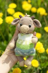 pdf crochet pattern bull