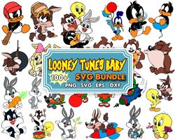 100 looney tunes svg bundle, looney tunes birthday svg, looney tunes png cut files, looney tunes clipart for cricut
