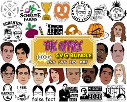1000 the office bundle svg, the office svg files for cricut, the office tv show, the office clipart, the office vector