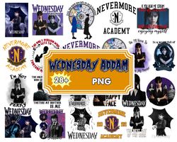 25 wednesday png, wednesday clipart, instant download, wednesday png instant download, addams family, bundle