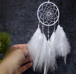 Handmade White Dream Catcher Wall Car Hanging Decoration