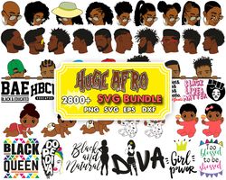 2800 bundle, afro woman svg, afro queen svg, afro lady svg, afro girl svg, african american svg, black woman, cricut
