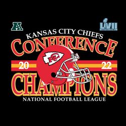 kansas city chiefs 2022 conference champions svg cutting files