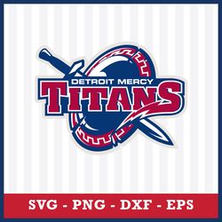 Detroit Titans Svg, Detroit Titans Logo Svg, NCAA Svg, Sport Svg, Png Dxf Eps File