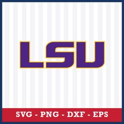 lsu tigers svg, lsu tigers logo svg, ncaa svg, sport svg, png dxf eps file